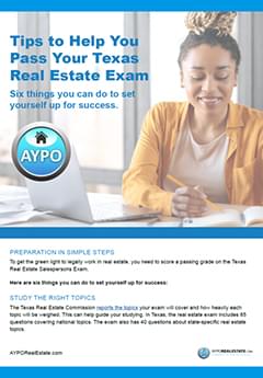 Texas Real Estate Pre-License Exam Tips